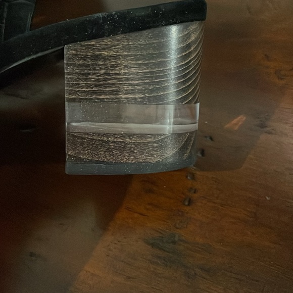 Vaneli black suede vaneli sandals size 11m - Picture 2 of 8